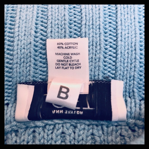 LOFT | Light Blue Sweater | Size Large - Picture 6 of 6